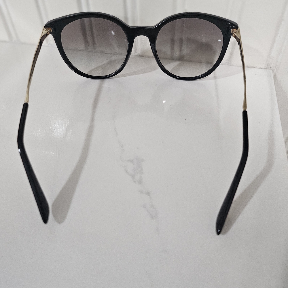 Prada Black and Gold Sunglasses - Picture 4 of 10